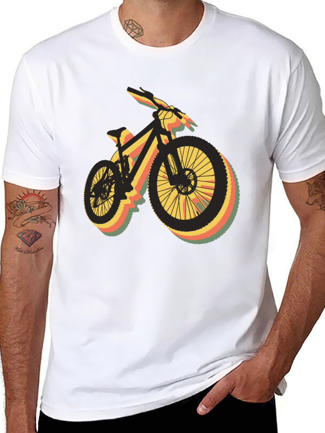 Retro Mountain Bike Graphic Tee