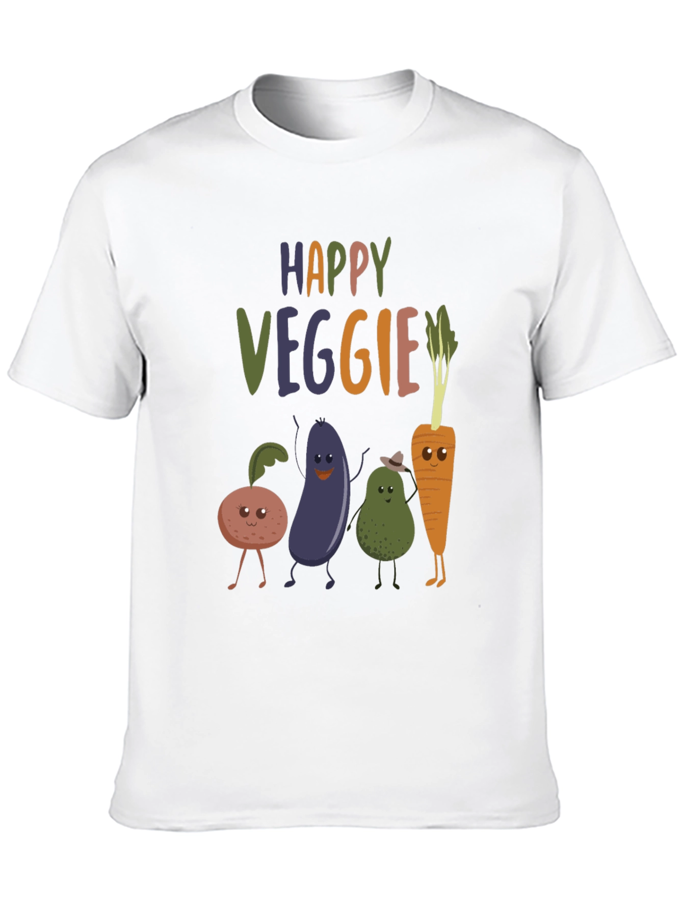 Happy Veggie Graphic Tee