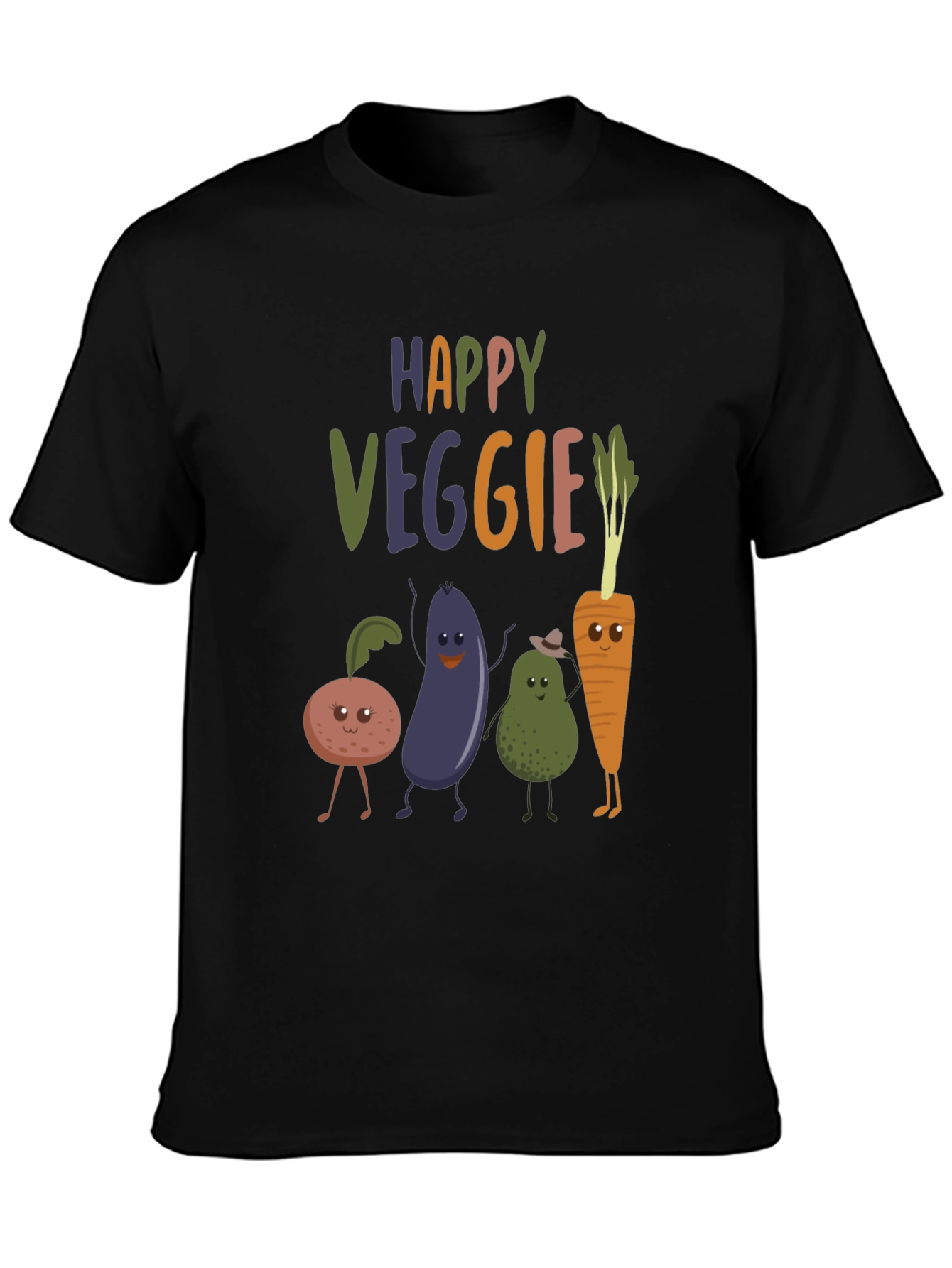 Happy Veggie Graphic Tee