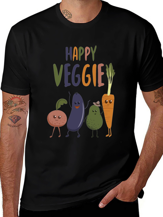 Happy Veggie Graphic Tee