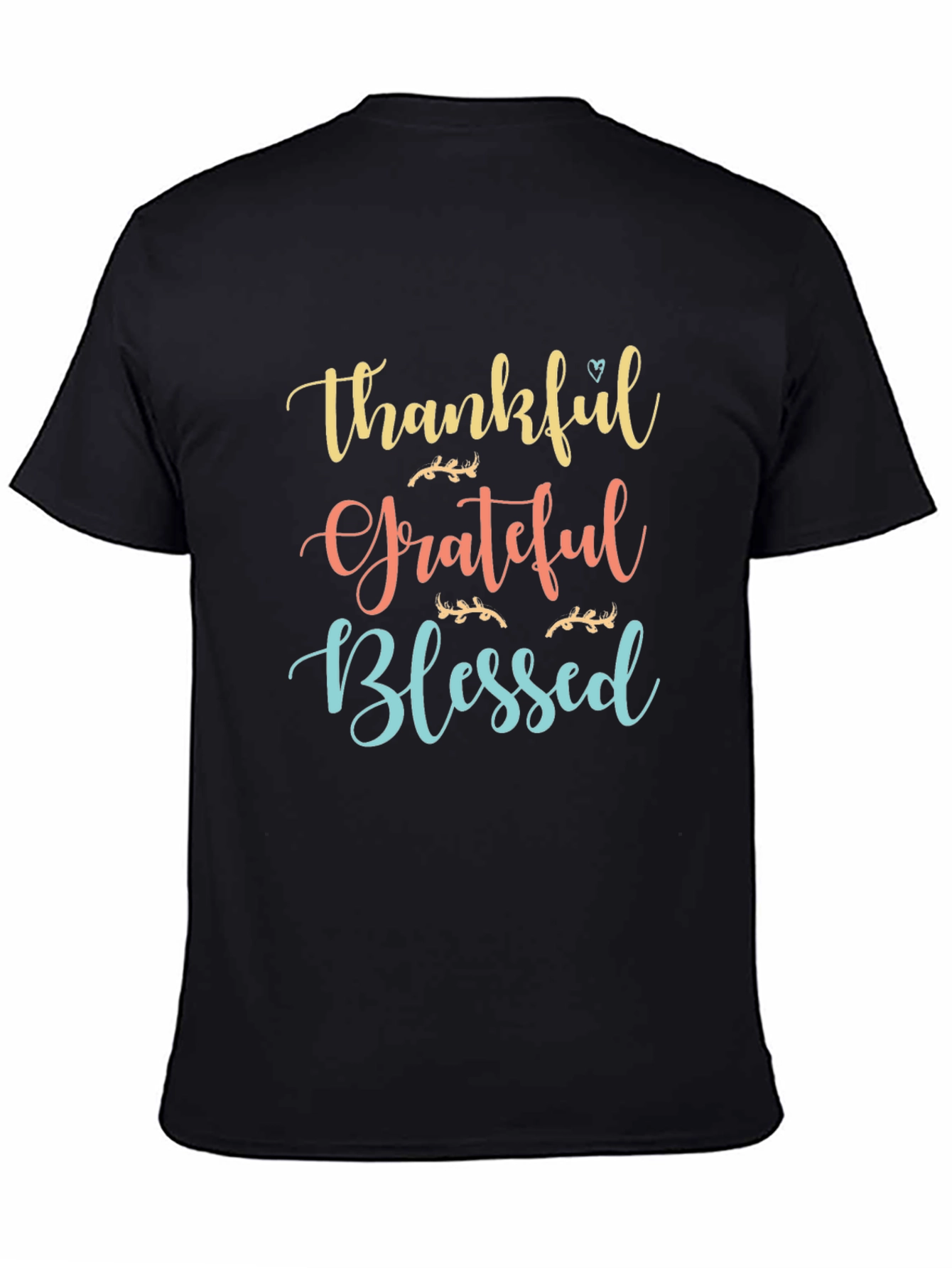 Thankful Grateful Blessed Graphic Tee