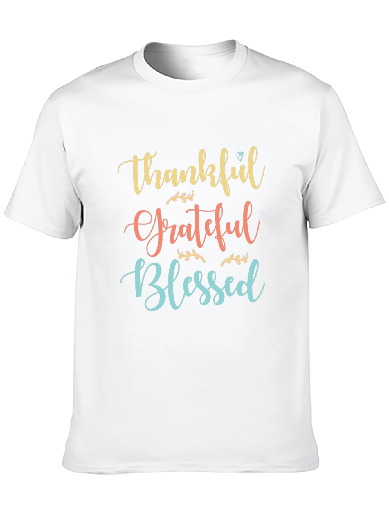 Thankful Grateful Blessed Graphic Tee