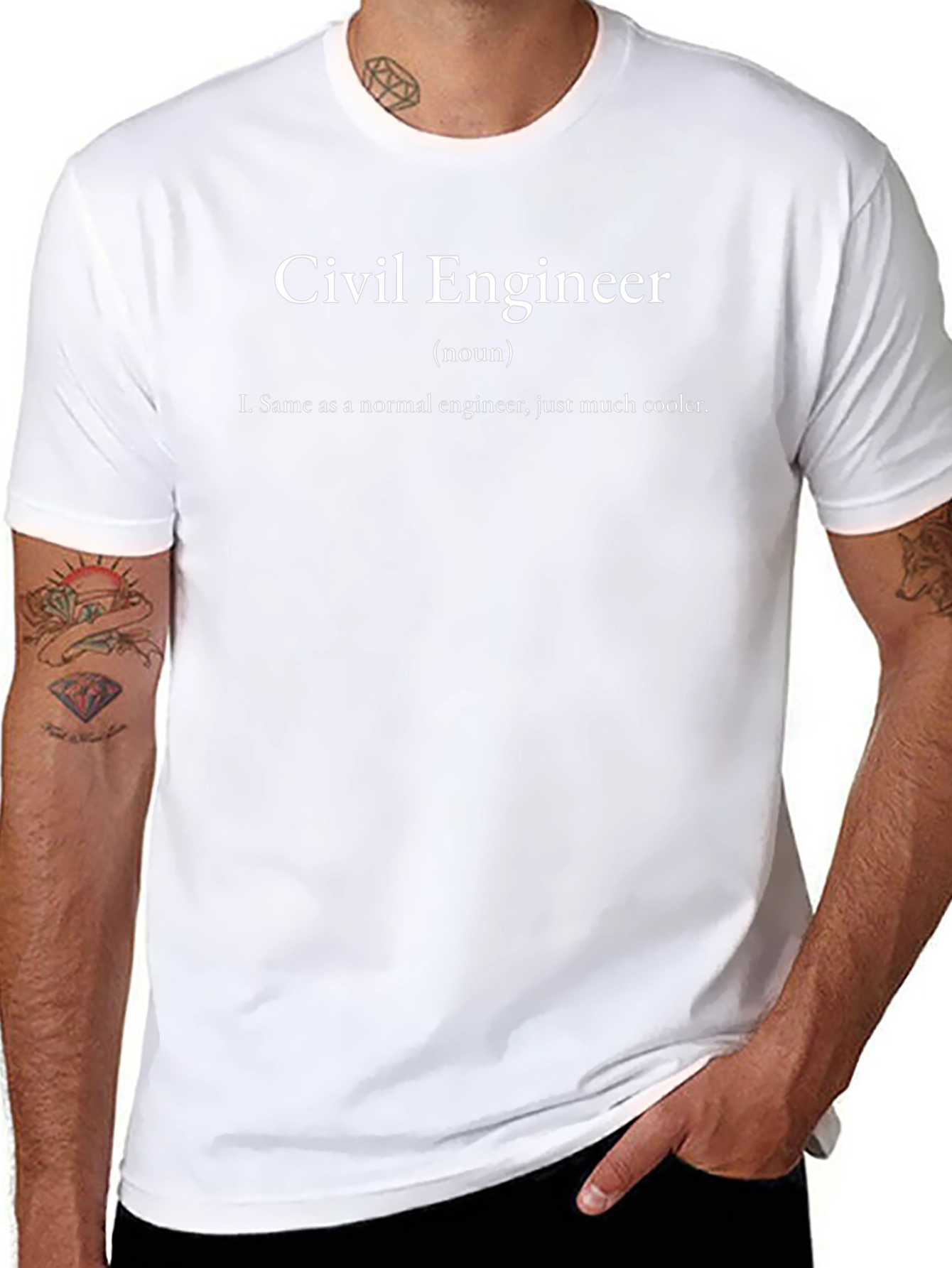 Civil Engineer Definition T-Shirt - Cool Engineer Tee