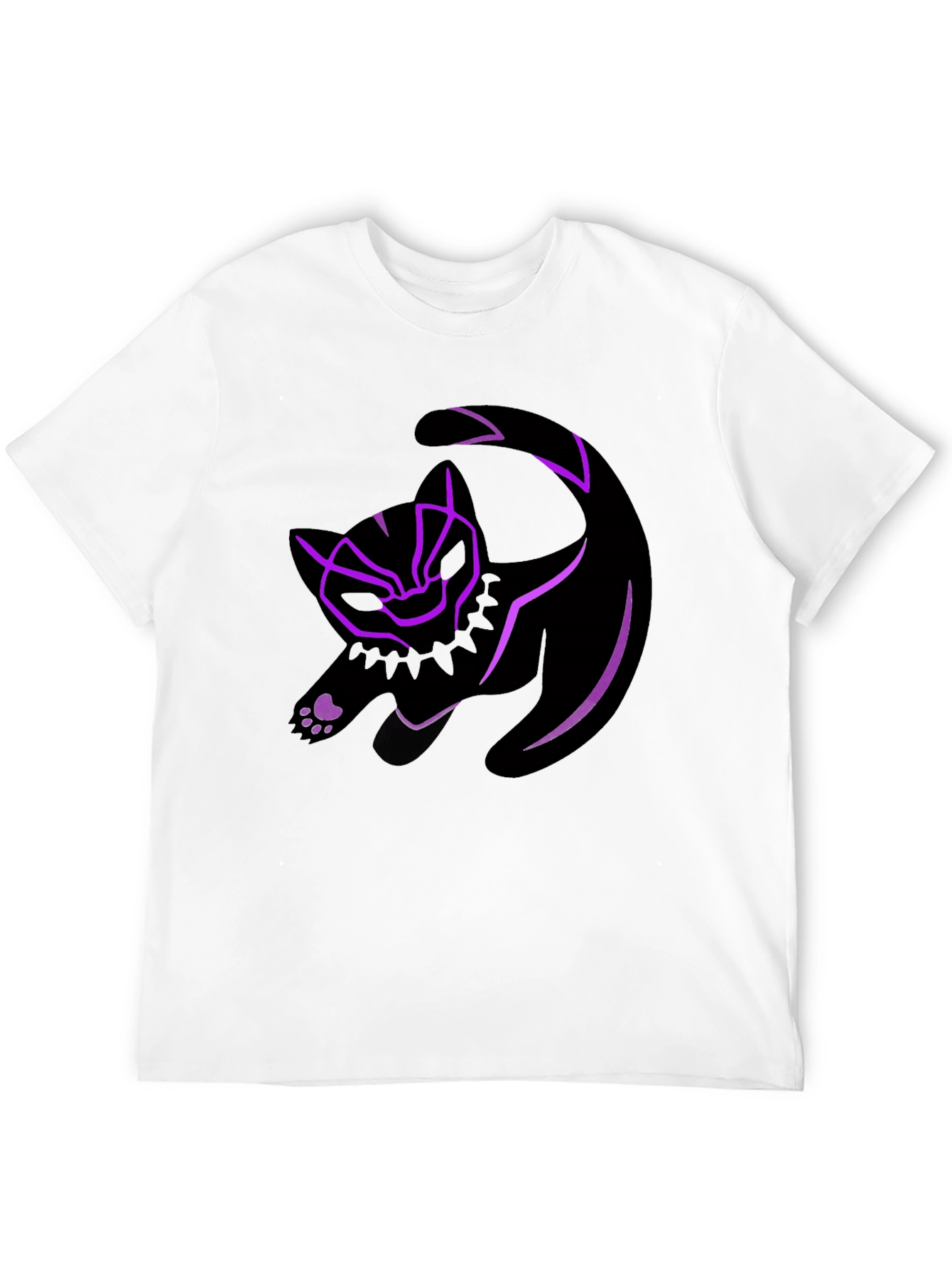 Black Panther Kitten T-Shirt - Wakanda Forever!