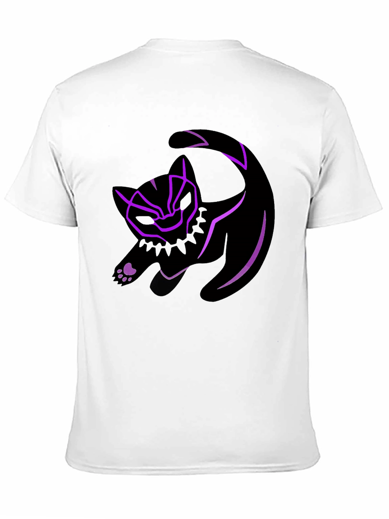 Black Panther Kitten T-Shirt - Wakanda Forever!
