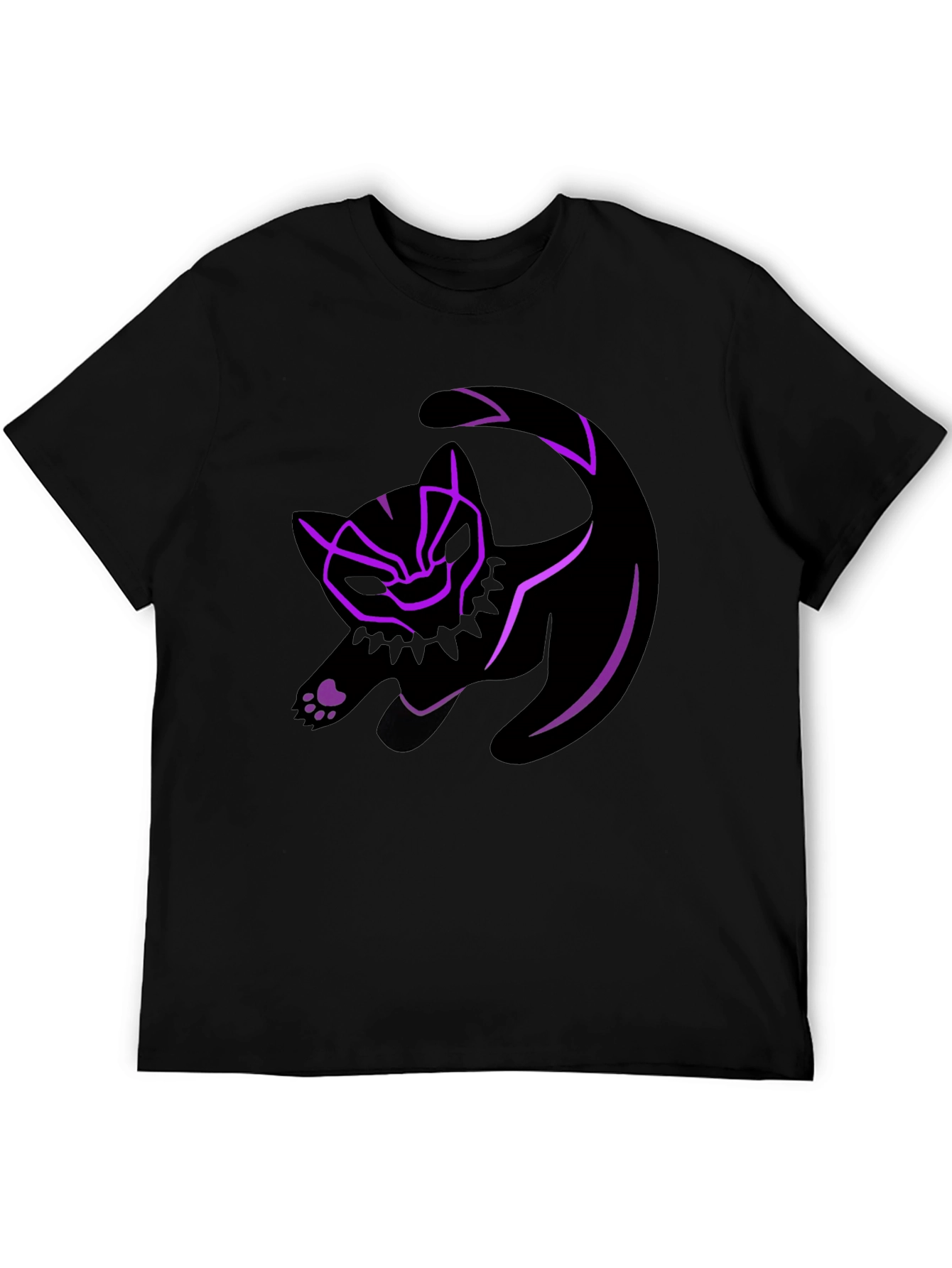 Black Panther Kitten T-Shirt - Wakanda Forever!