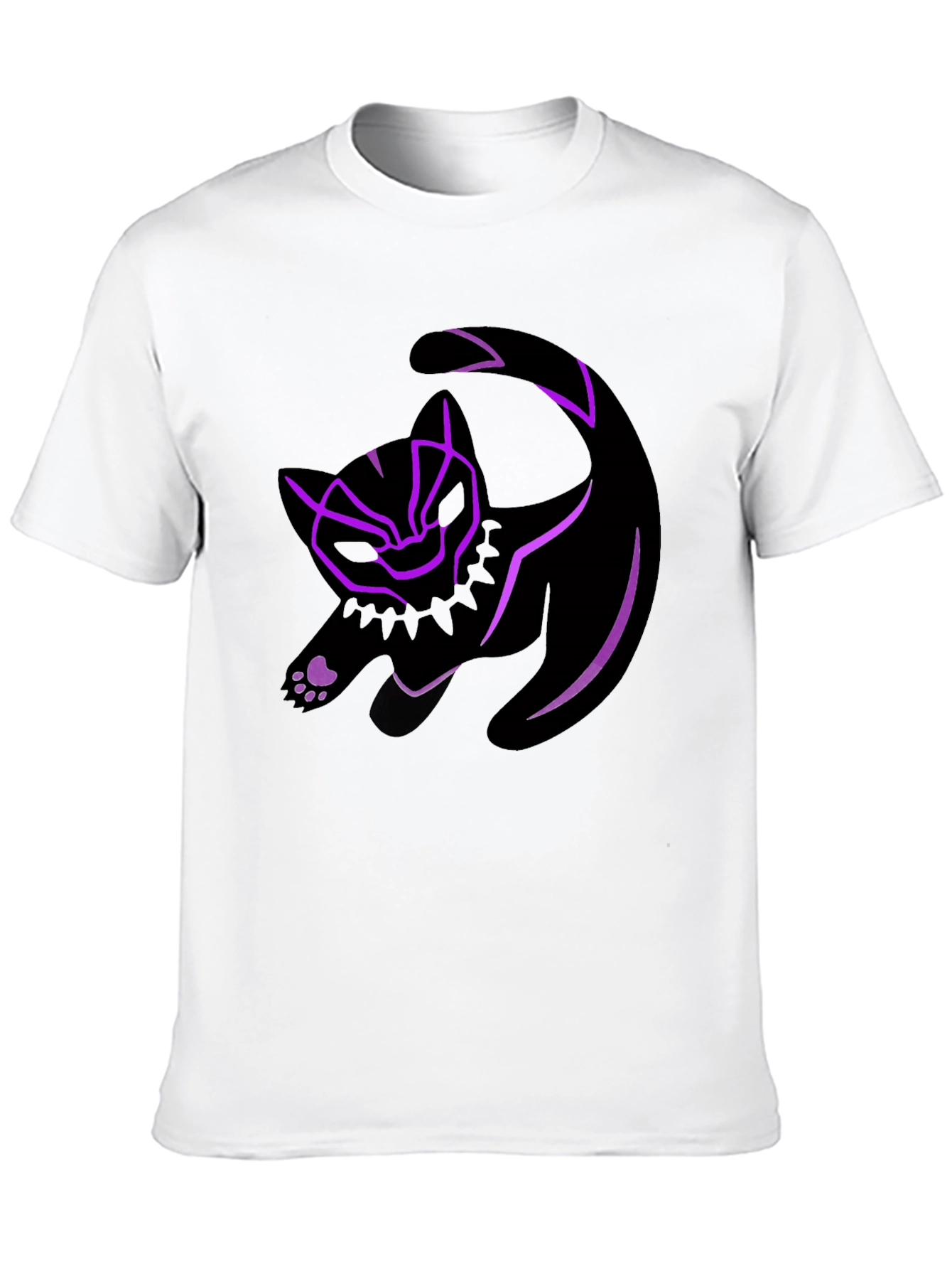 Black Panther Kitten T-Shirt - Wakanda Forever!