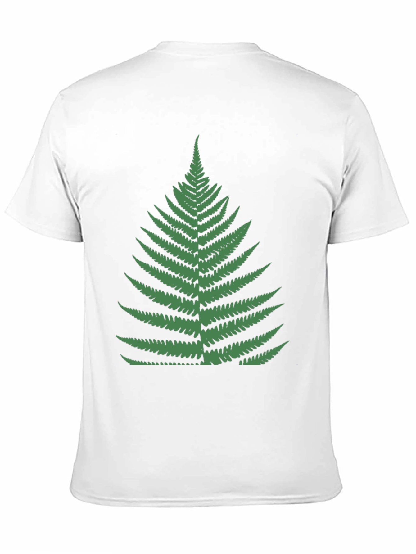 Fern Graphic Tee - Black Cotton T-Shirt