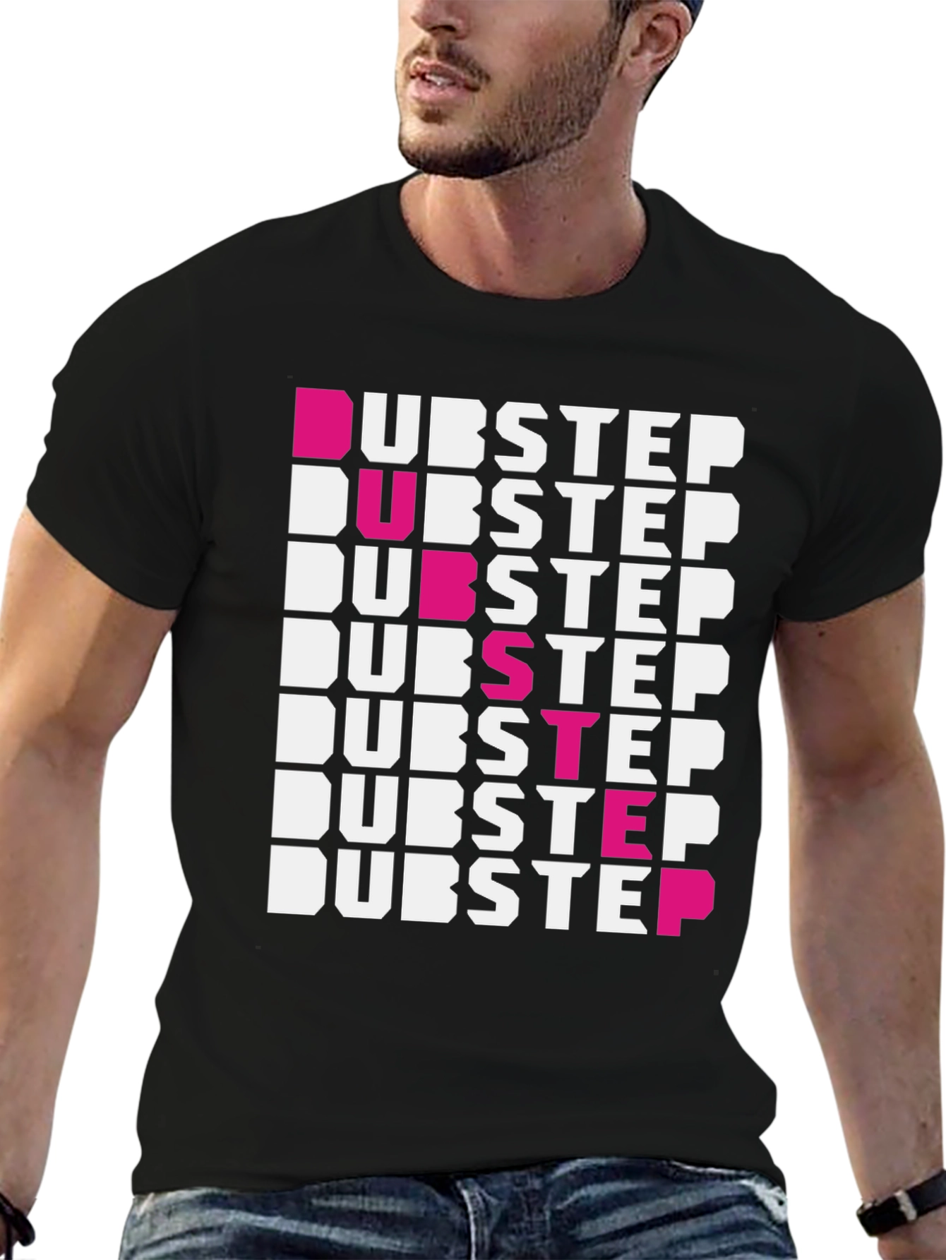 Dubstep Graphic Print T-Shirt