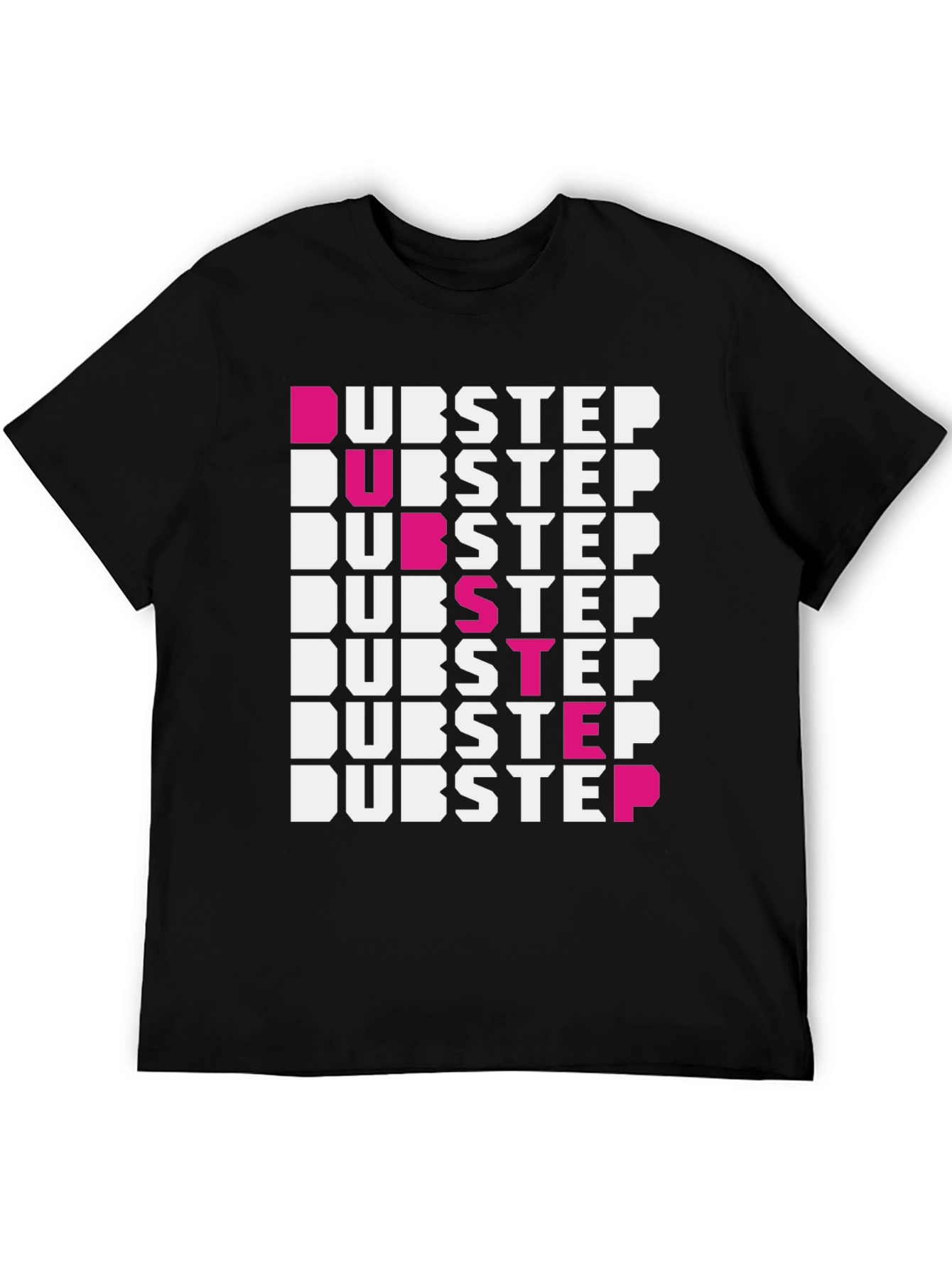 Dubstep Graphic Print T-Shirt