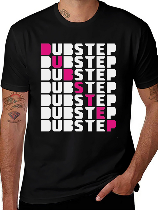 Dubstep Graphic Print T-Shirt