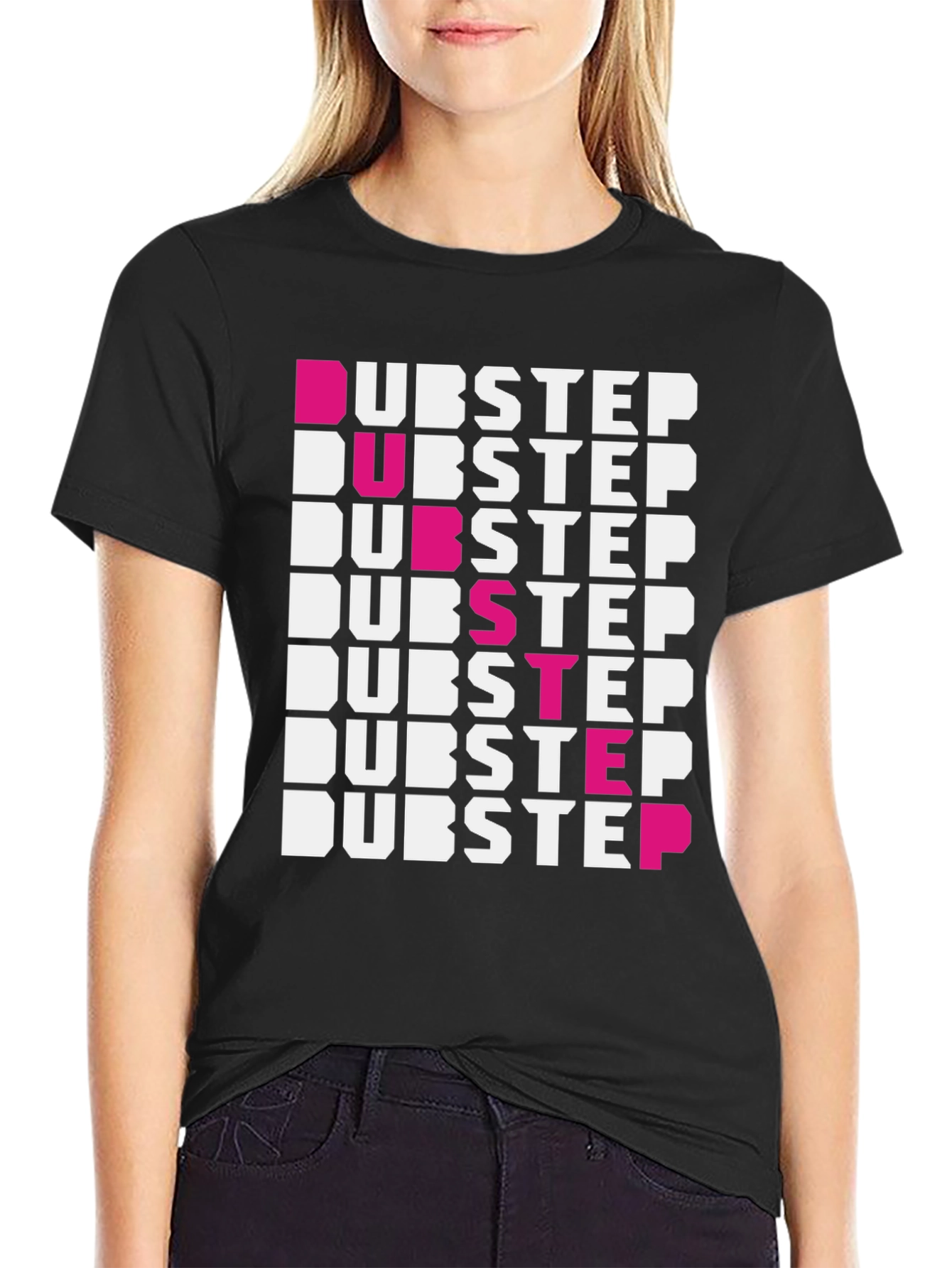 Dubstep Graphic Print T-Shirt