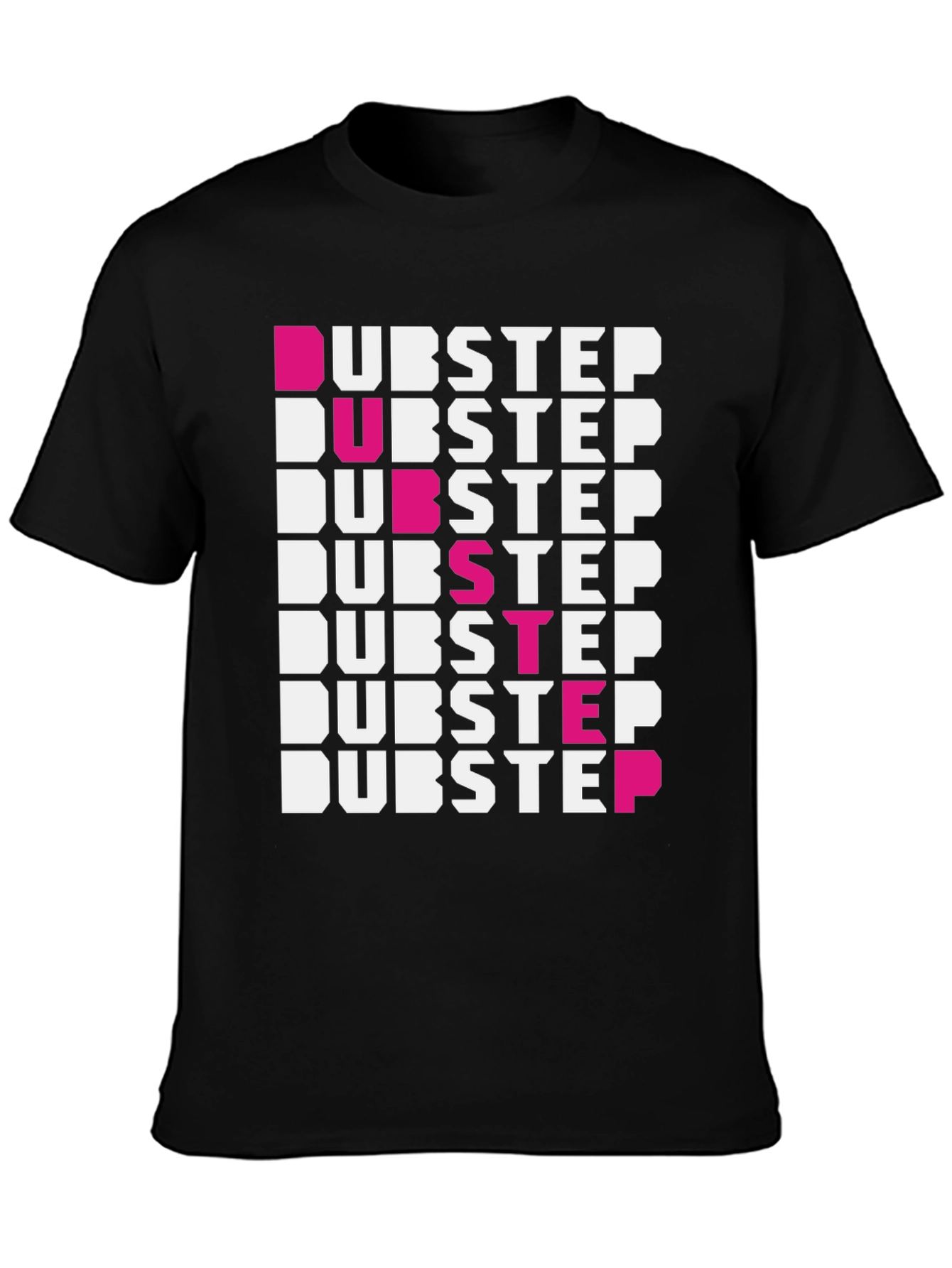 Dubstep Graphic Print T-Shirt