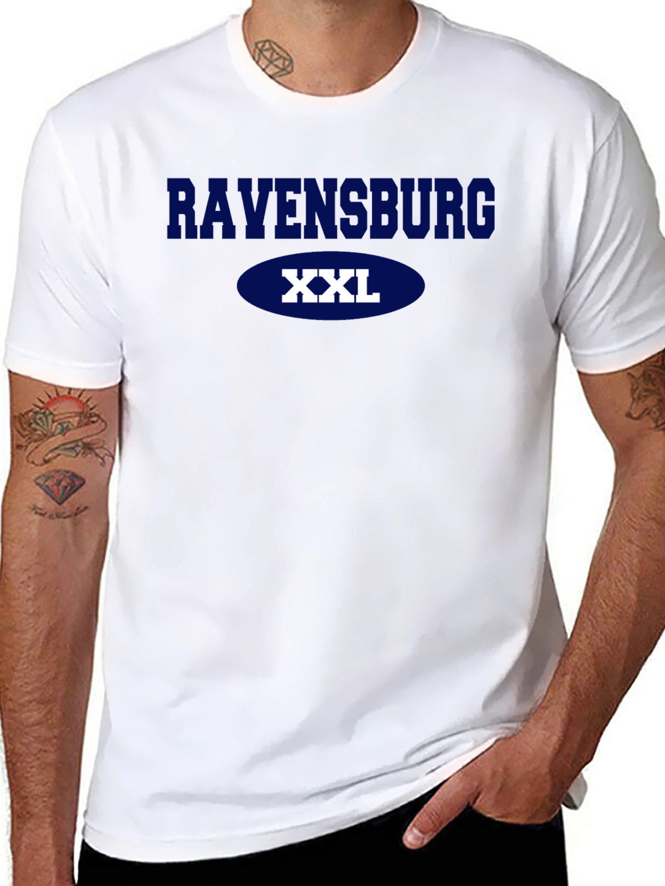Ravensburg XXL Black Cotton T-Shirt