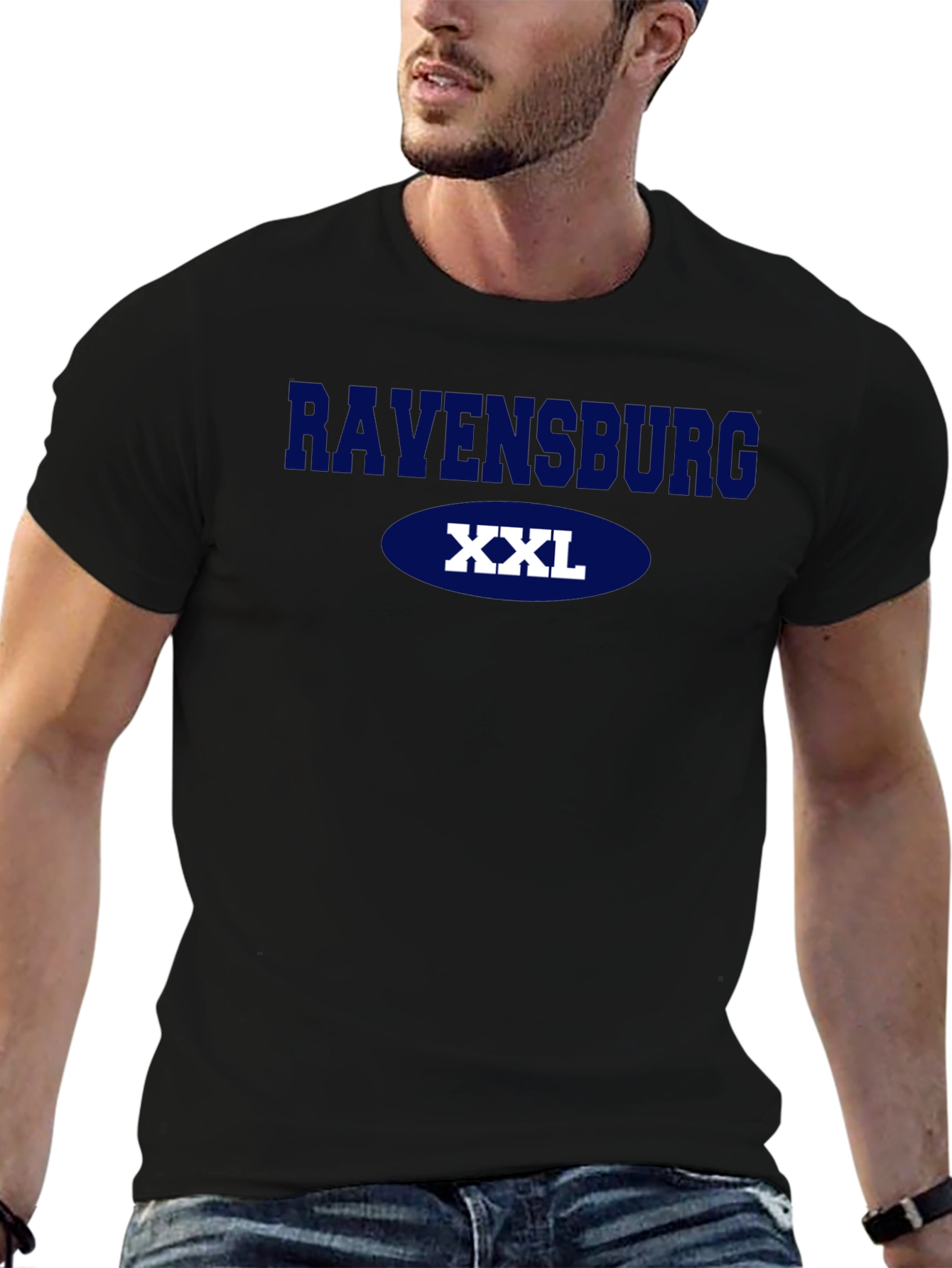 Ravensburg XXL Black Cotton T-Shirt