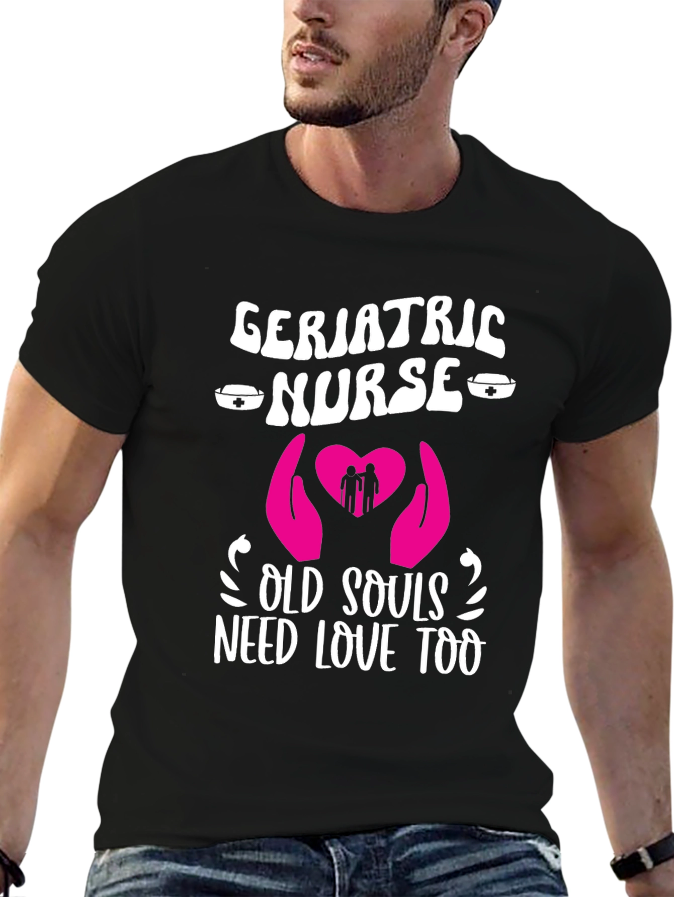 Geriatric Nurse Old Souls Love T-Shirt