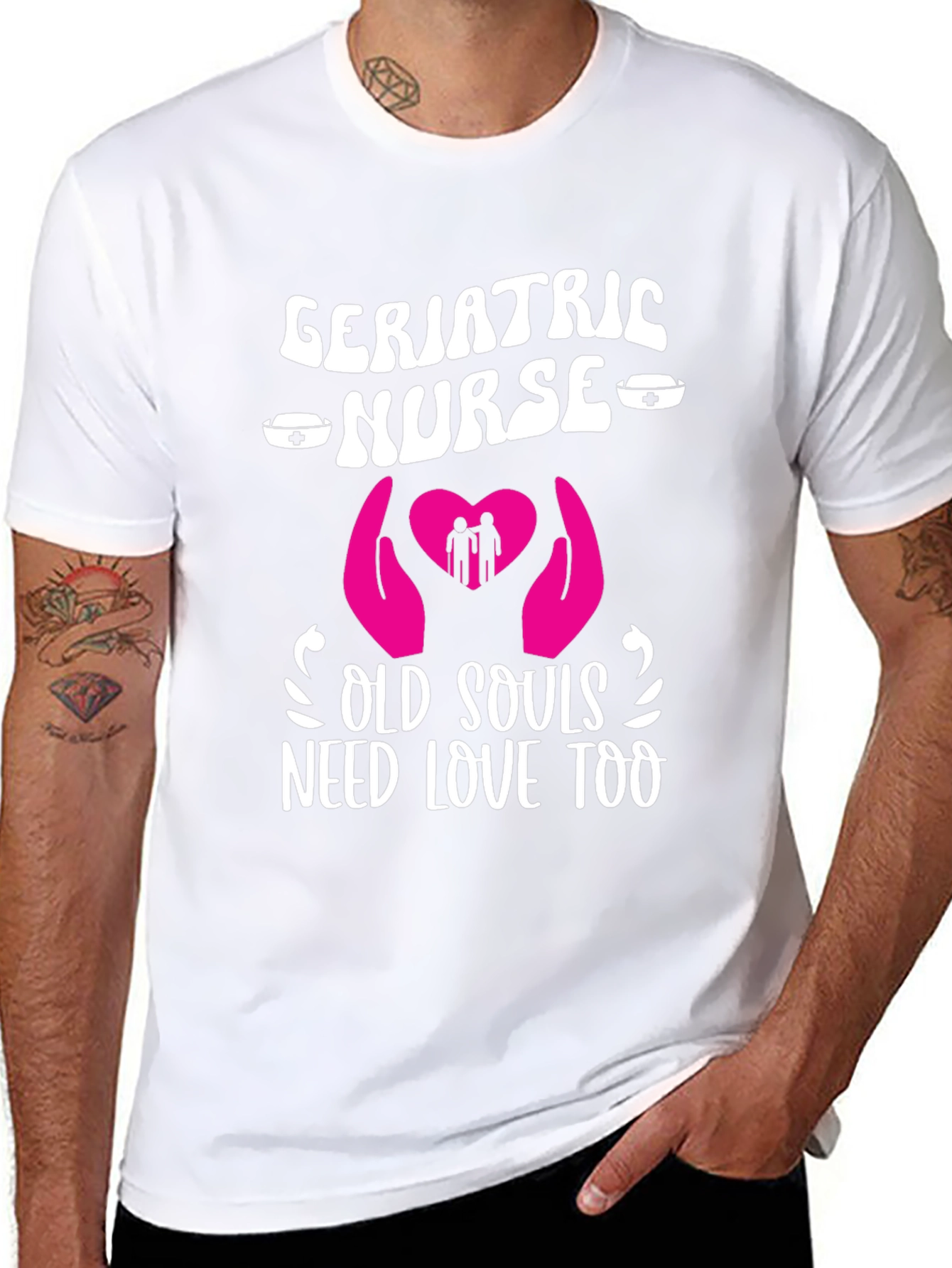 Geriatric Nurse Old Souls Love T-Shirt