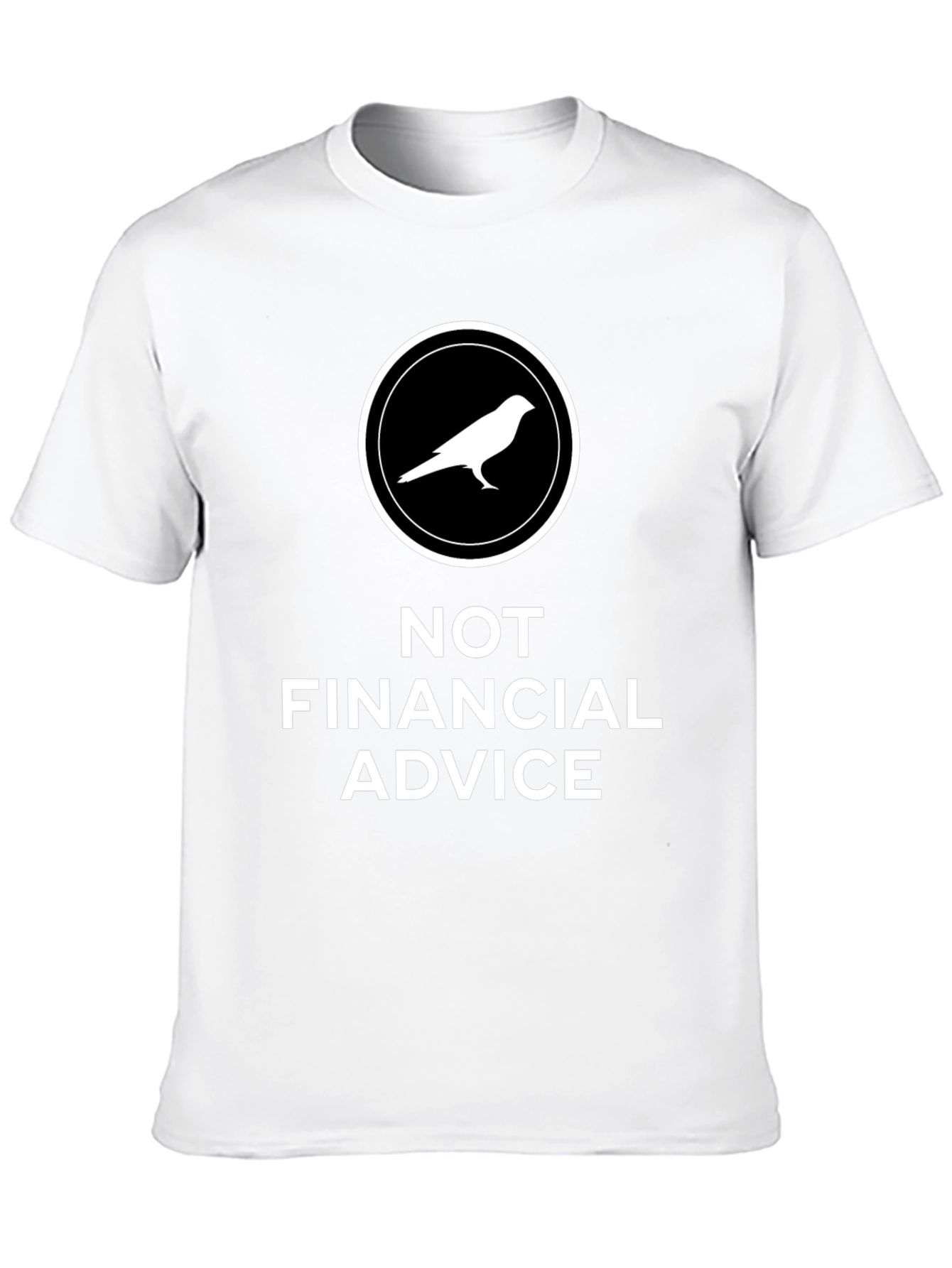 Not Financial Advice Bird T-Shirt - Black