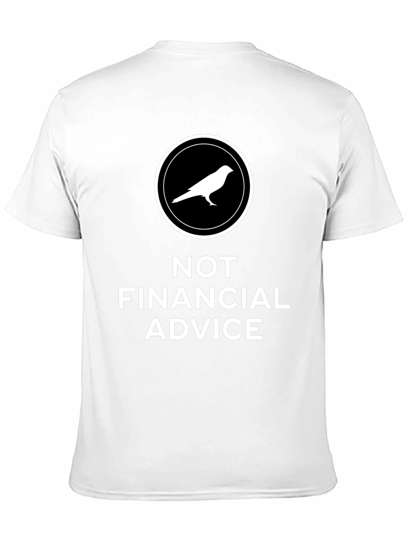 Not Financial Advice Bird T-Shirt - Black