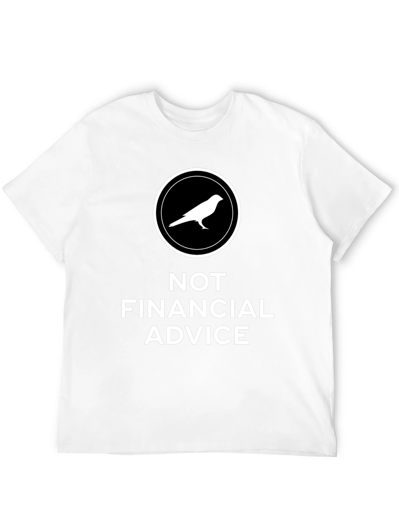 Not Financial Advice Bird T-Shirt - Black