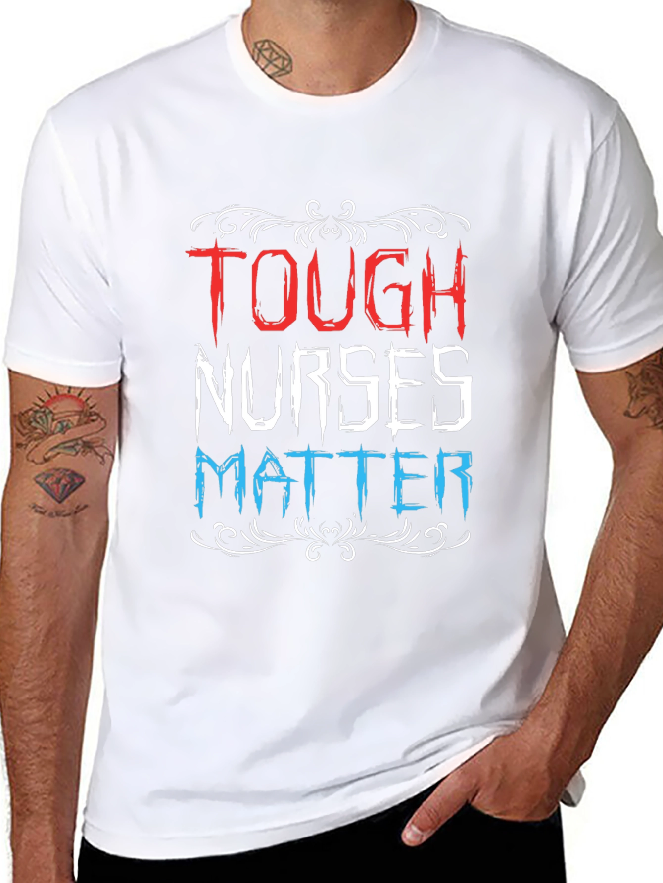 Tough Nurses Matter Graphic Tee