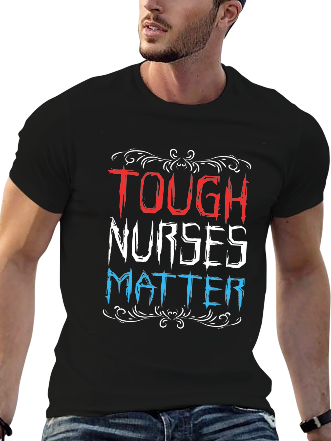 Tough Nurses Matter Graphic Tee
