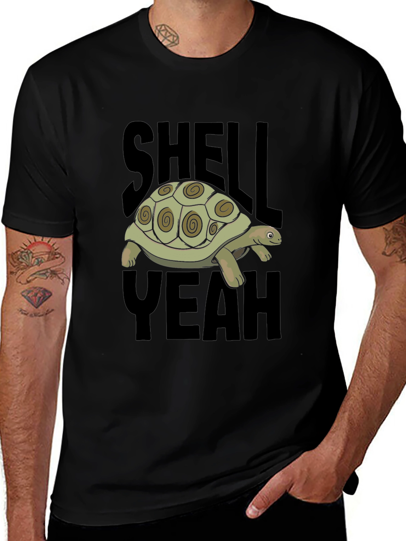 Shell Yeah! Turtle Graphic T-Shirt