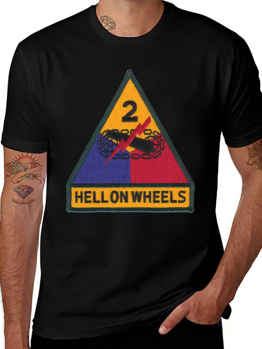 Hell On Wheels T-Shirt - 2nd Armored Division