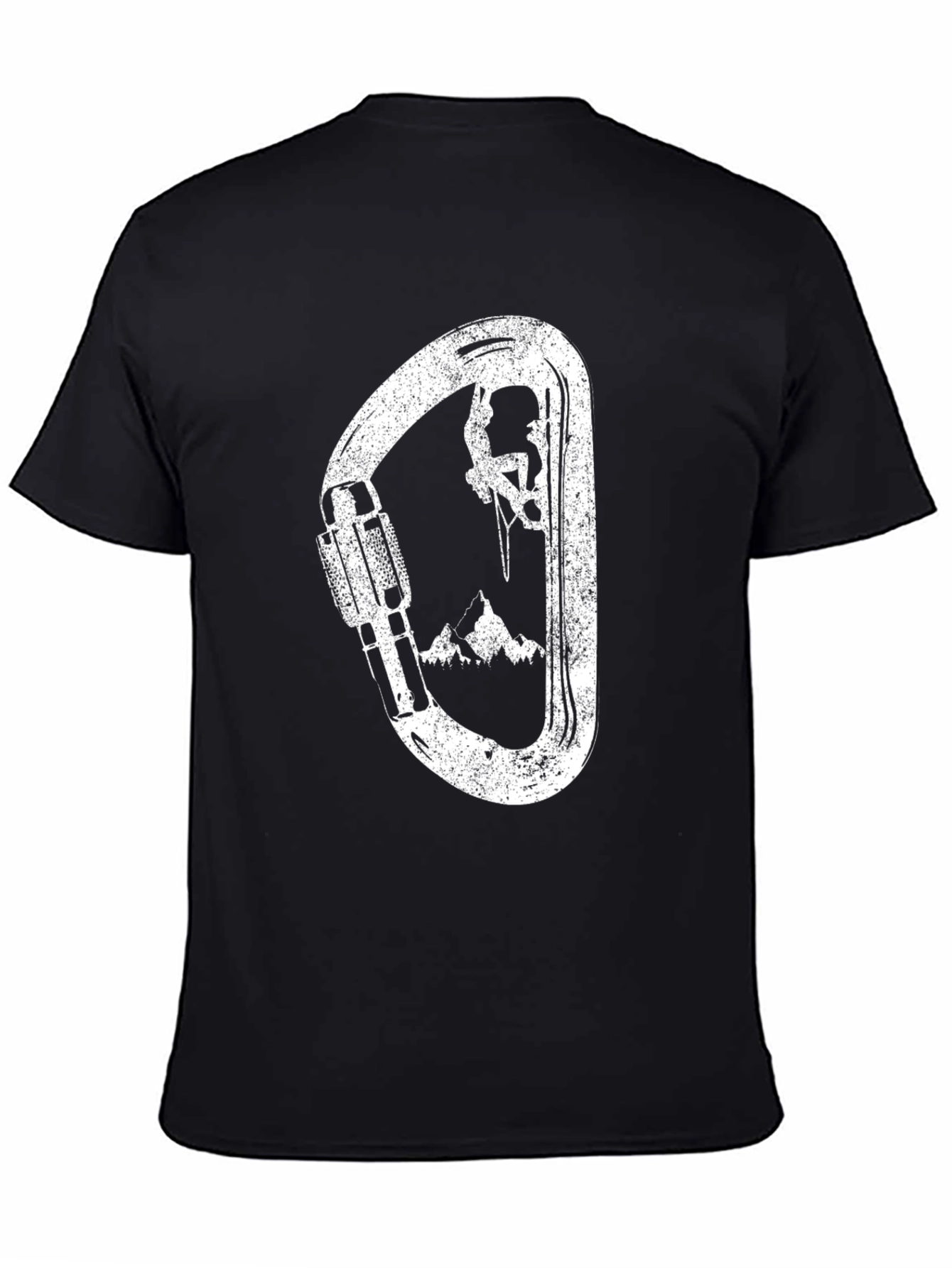 Climbing Carabiner T-Shirt - Black