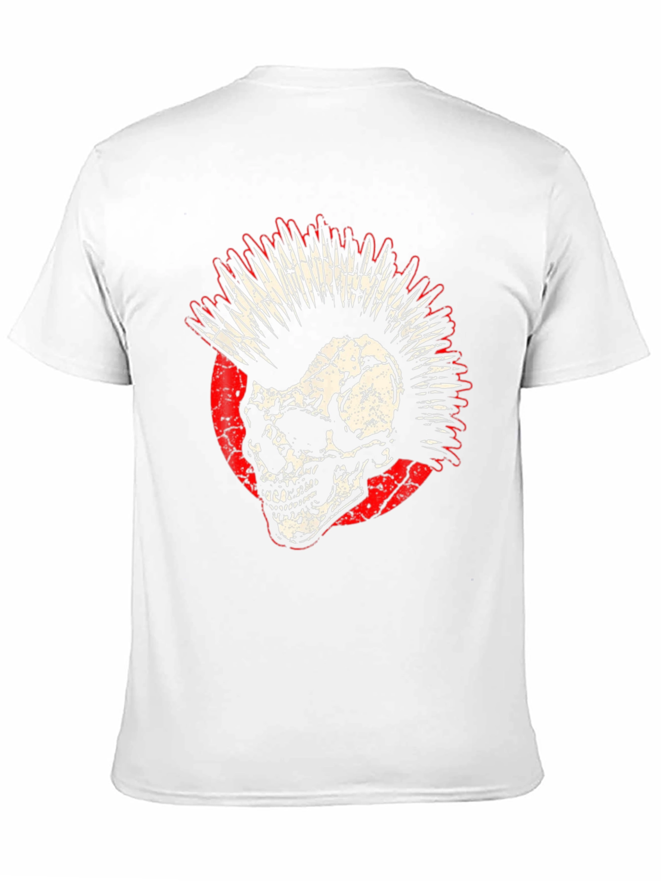 Punk Skull Graphic Tee - Rocker Style Shirt