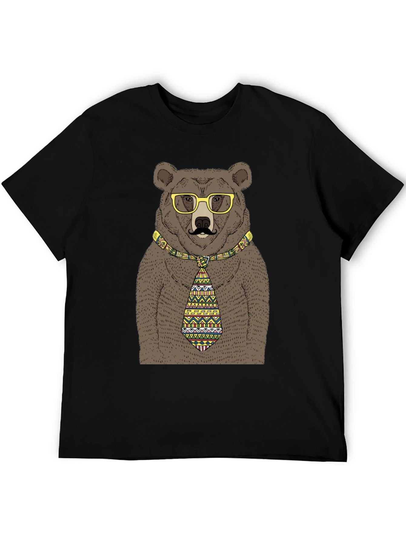 Bear with Glasses and Tie T-Shirt