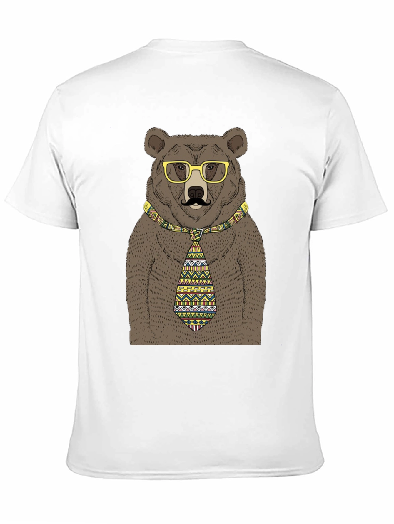 Bear with Glasses and Tie T-Shirt