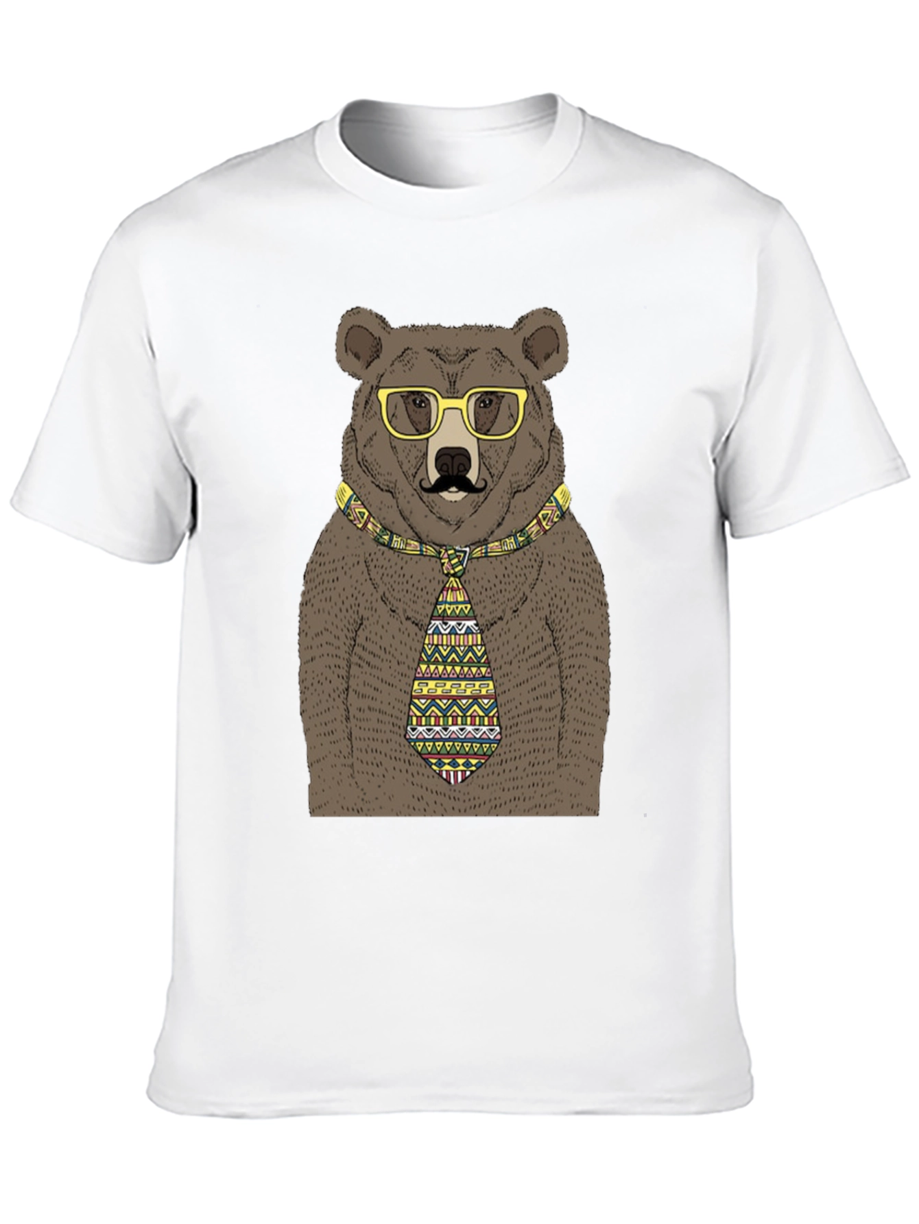 Bear with Glasses and Tie T-Shirt