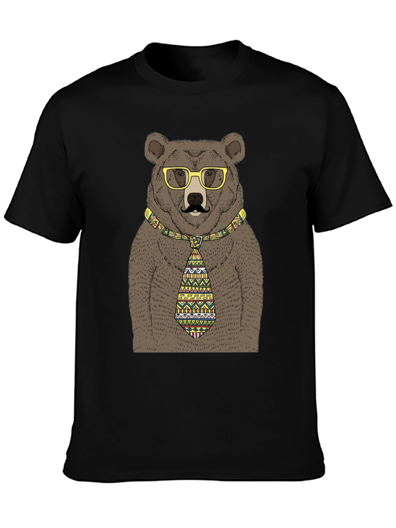 Bear with Glasses and Tie T-Shirt