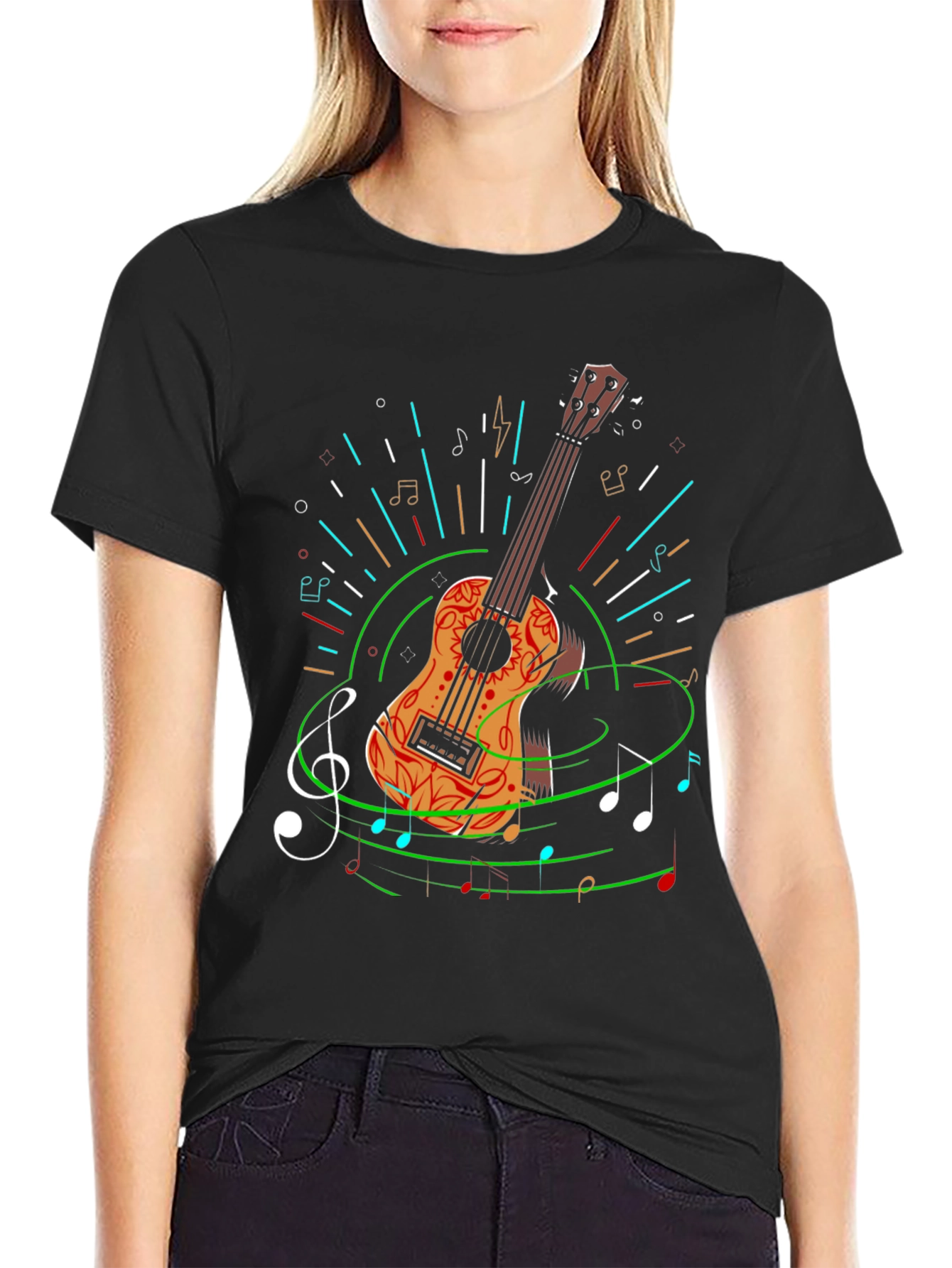 Acoustic Guitar Music T-Shirt