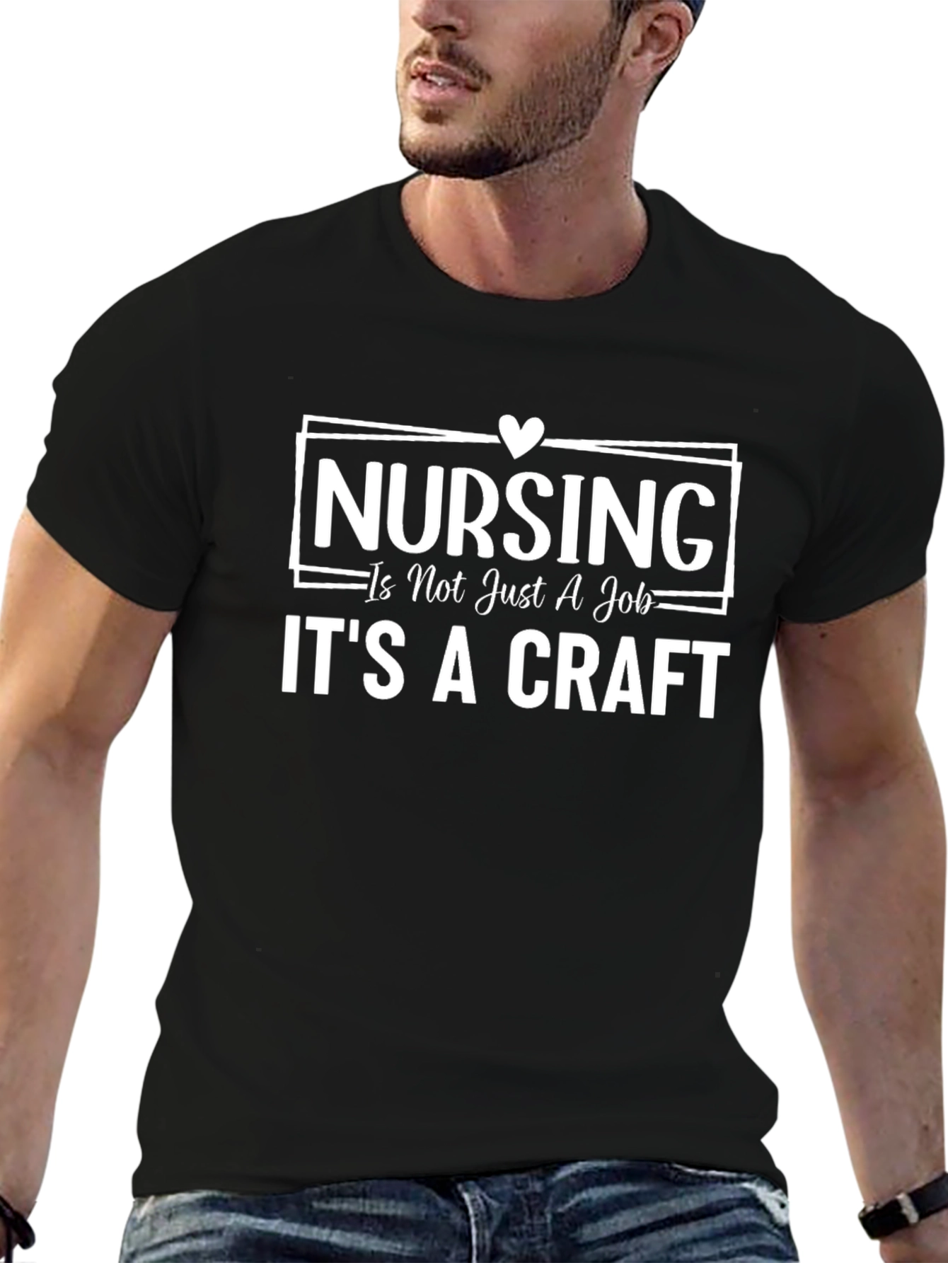 Nursing is a Craft T-Shirt - Black