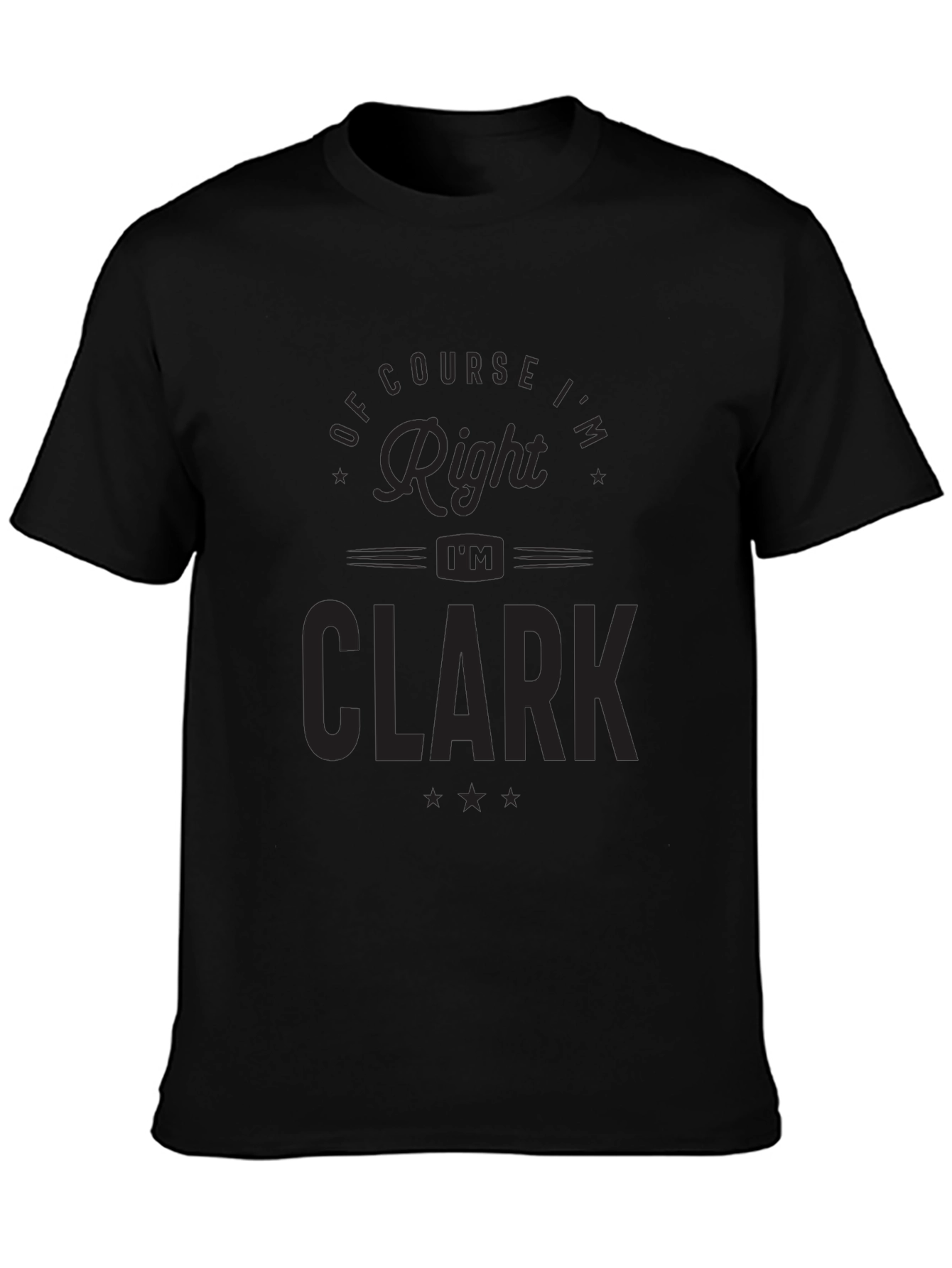 Of Course Im Right Im Clark T-Shirt