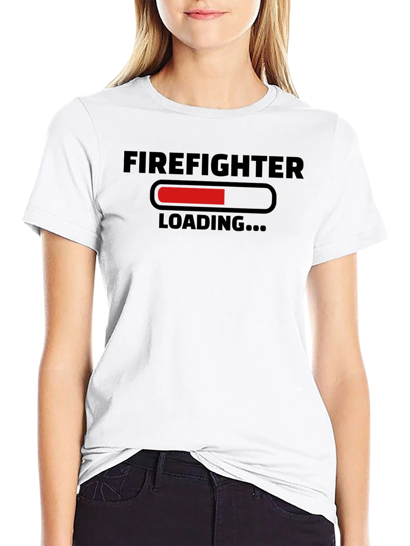 Firefighter Loading Funny T-Shirt - Unisex