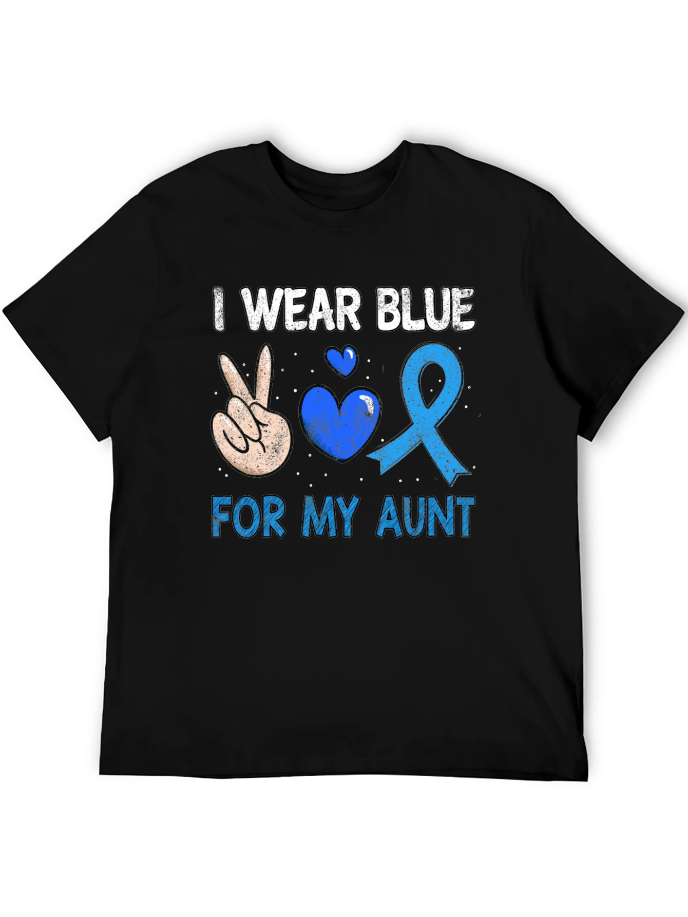 I Wear Blue For My Aunt Awareness T-Shirt