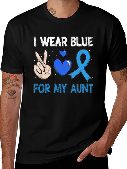 I Wear Blue For My Aunt Awareness T-Shirt