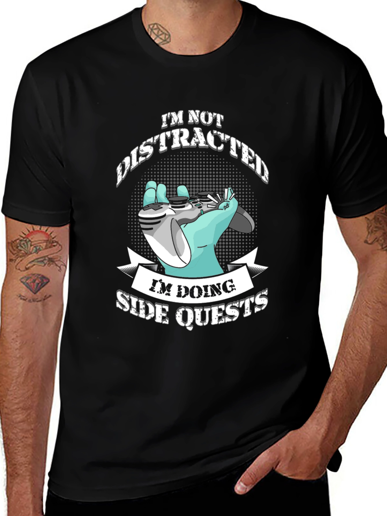 Gamer Side Quests Graphic Tee