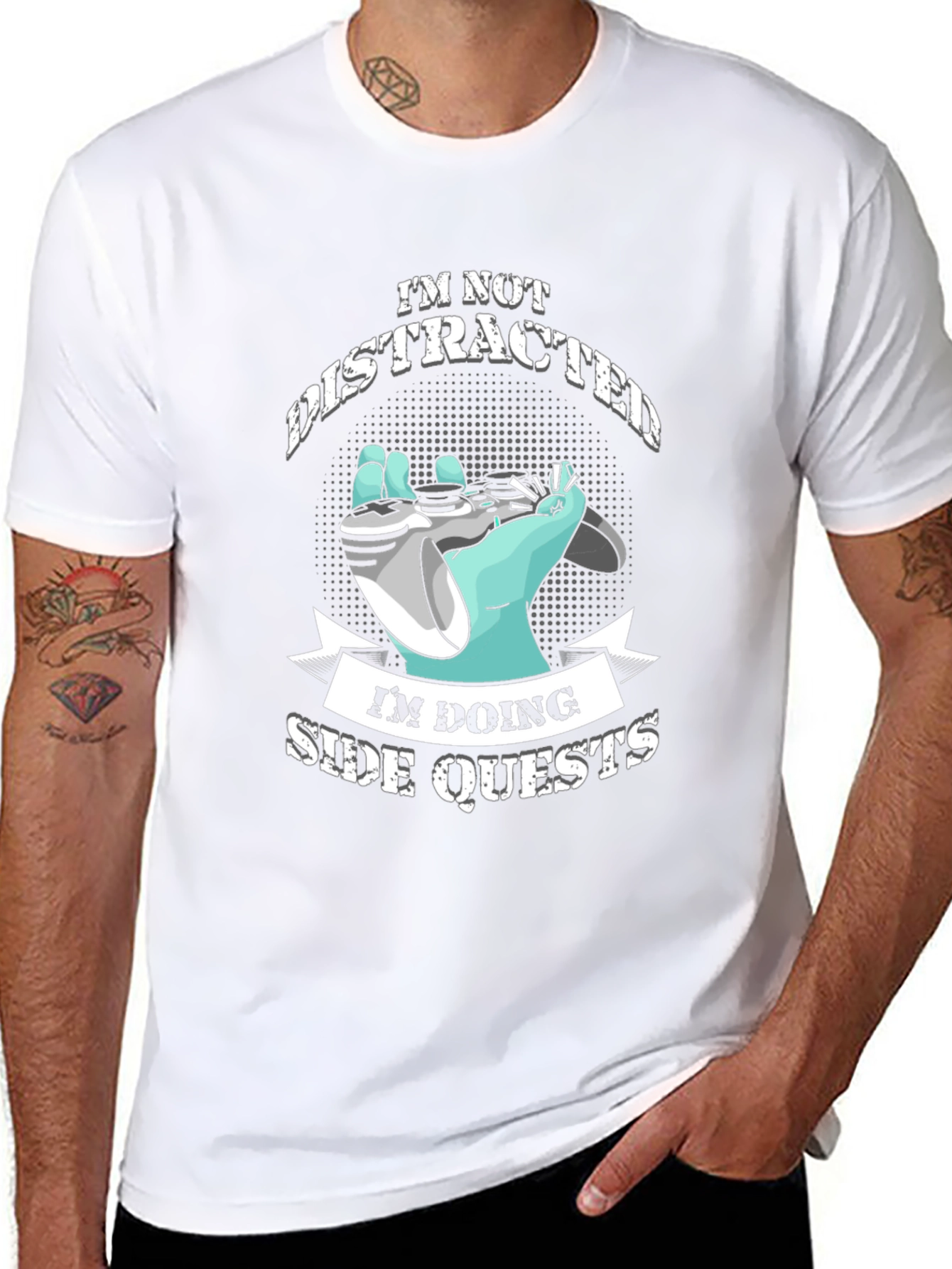 Gamer Side Quests Graphic Tee