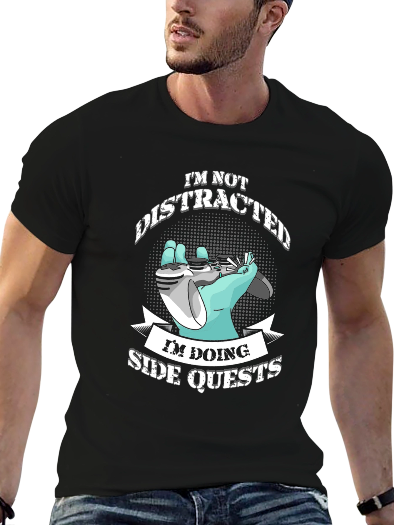 Gamer Side Quests Graphic Tee
