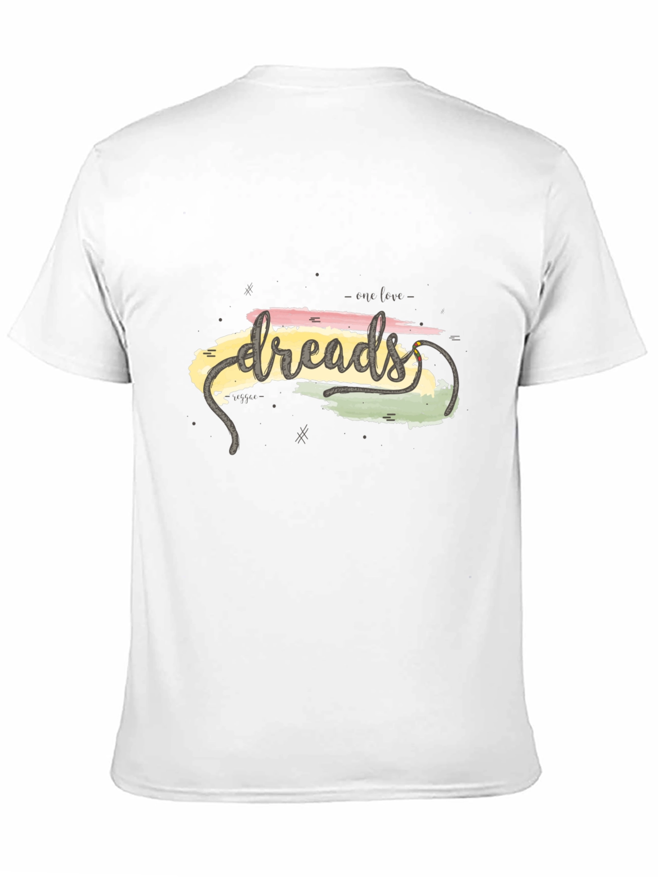 Dreads One Love Graphic Tee - Casual Black T-Shirt