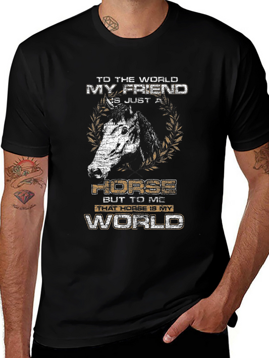Horse Lover T-Shirt - My Horse is My World