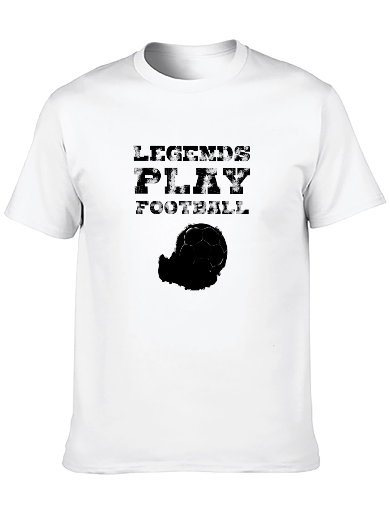 Legends Play Football Black T-Shirt
