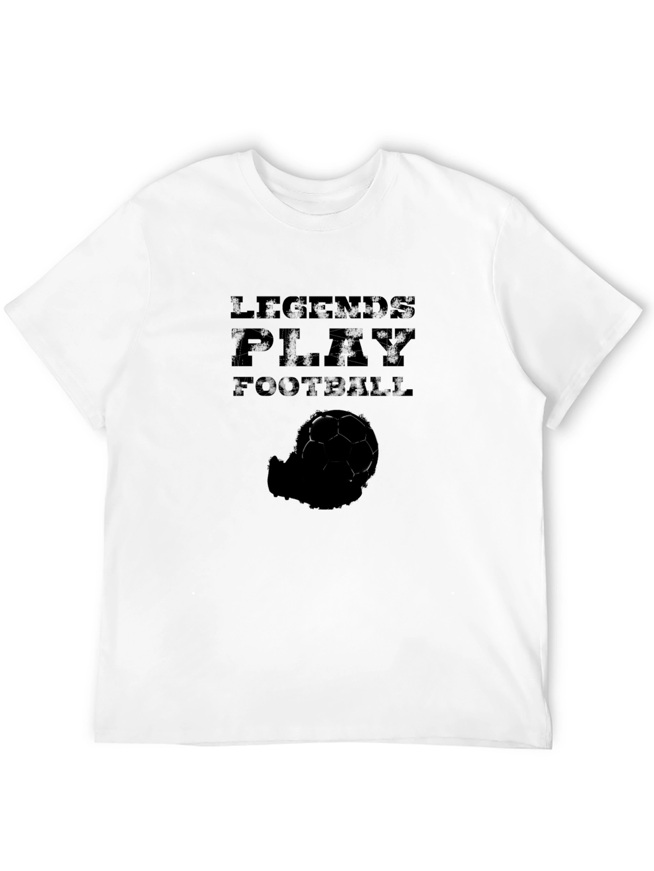 Legends Play Football Black T-Shirt