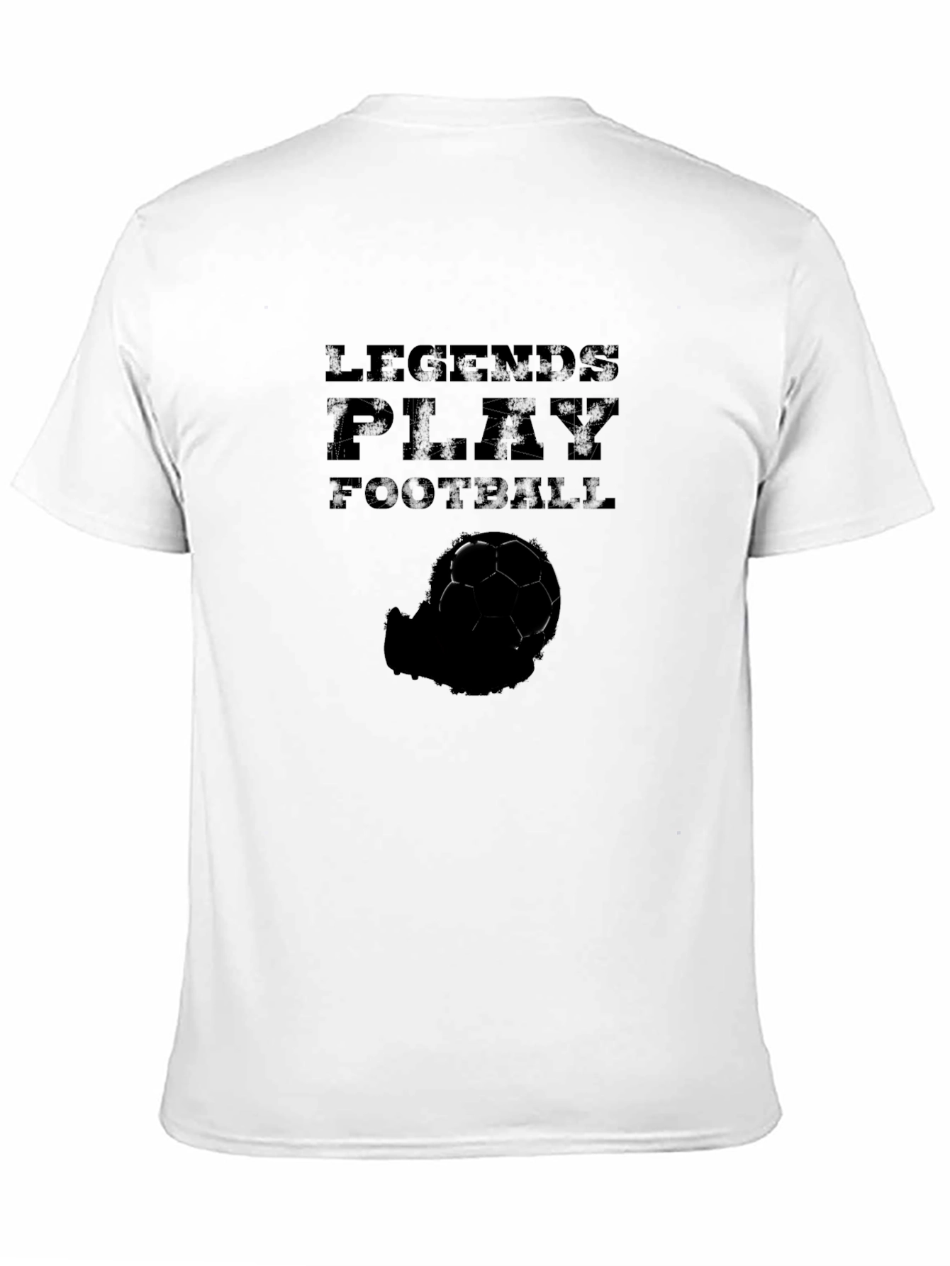 Legends Play Football Black T-Shirt