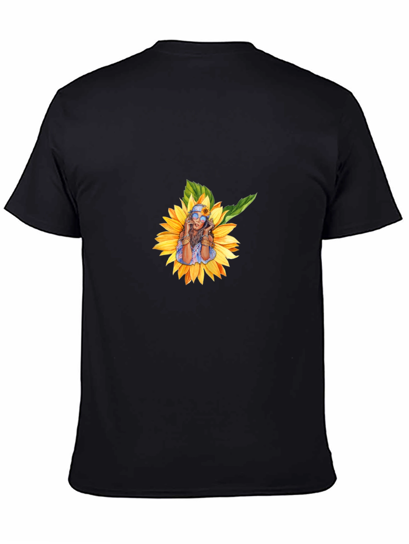 Sunflower Woman Graphic T-Shirt - Stylish Casual Wear