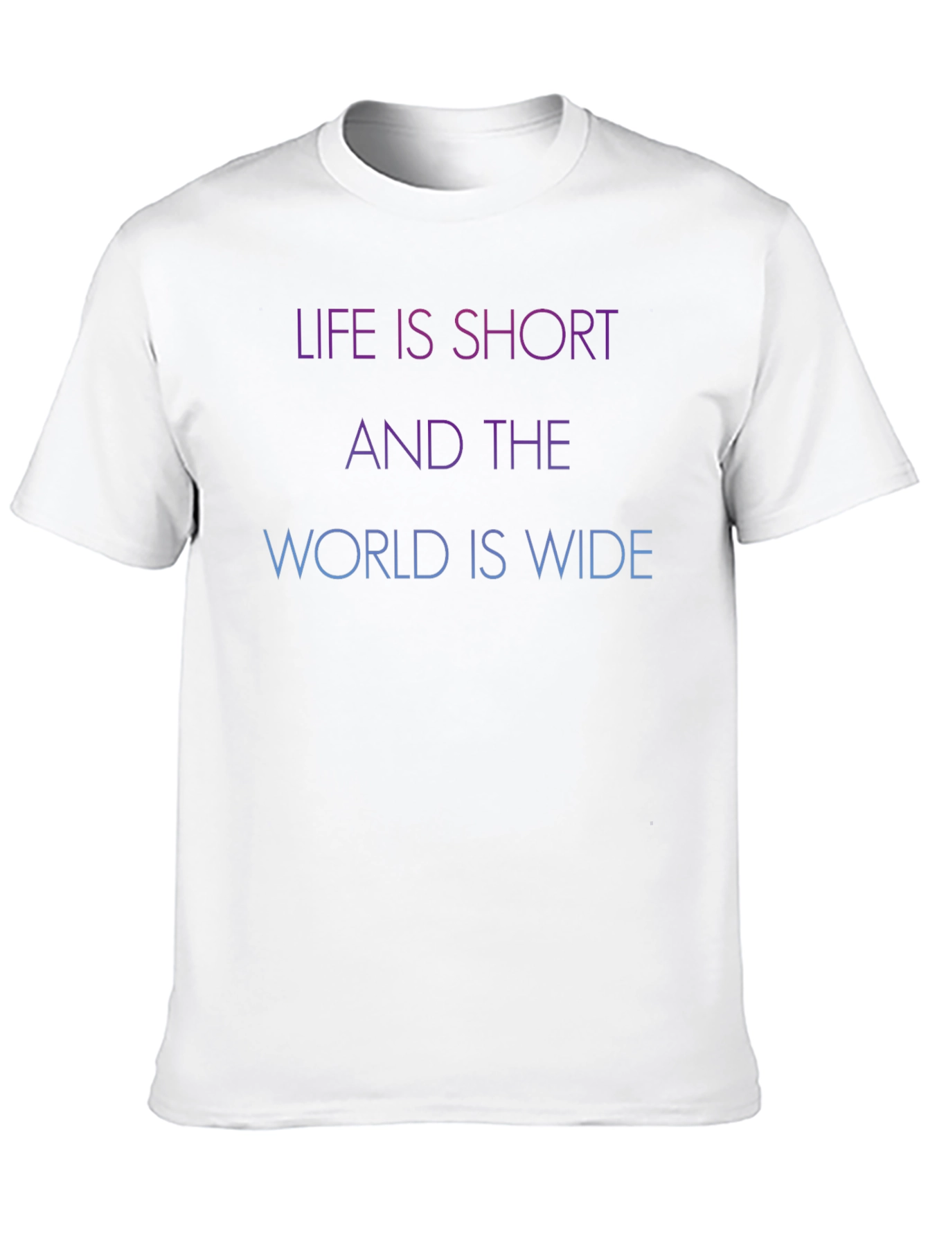 Life is Short Graphic T-Shirt - Black